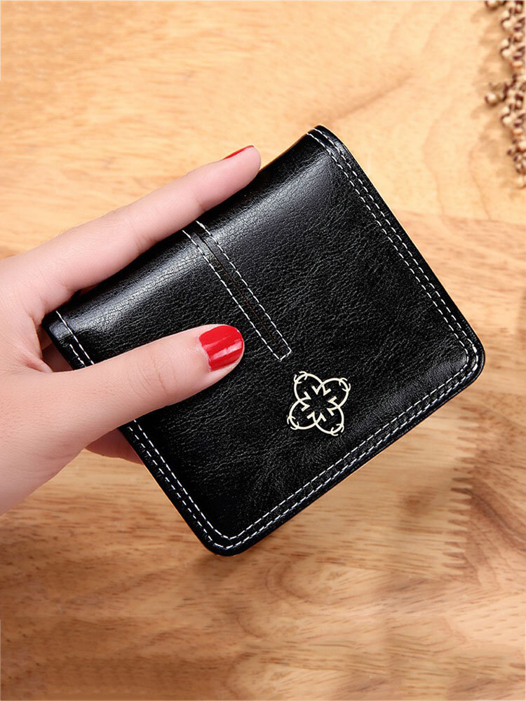 Vintage Faux Leather Multifunction Wallet