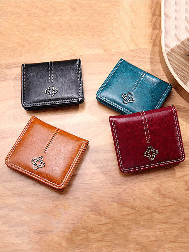 Vintage Faux Leather Multifunction Wallet
