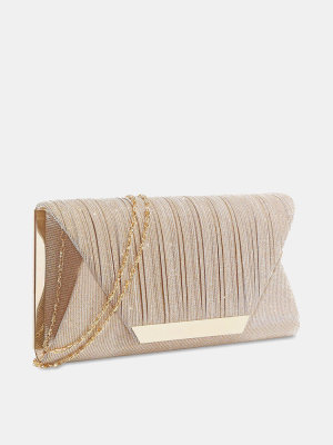 Folded View Design Party Clutch