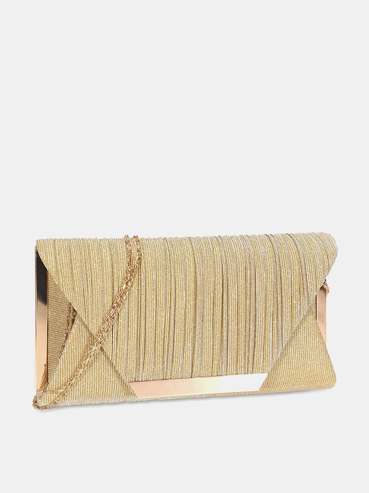 Folded View Design Party Clutch