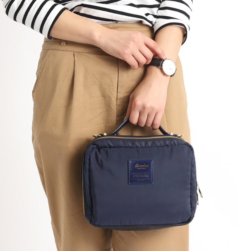 Women Nylon Waterproof Crossbody Bag Multi-slots Handbag