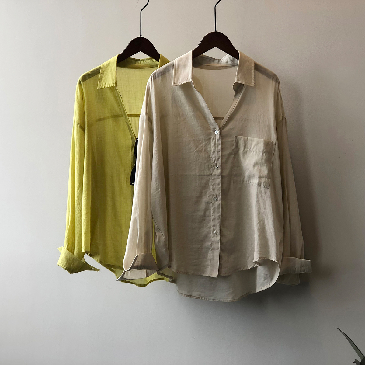 Thin Cotton Linen Shirt