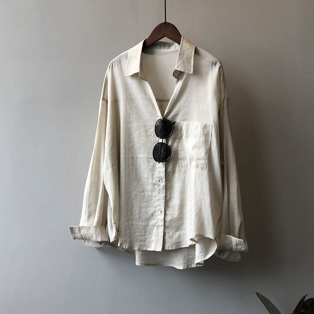 Thin Cotton Linen Shirt