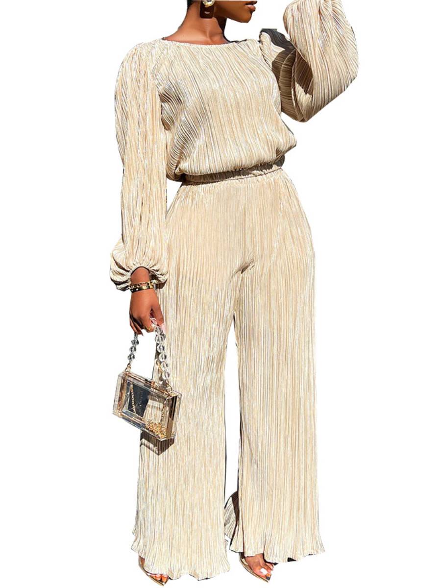 Casual loose high elastic two-piece suit