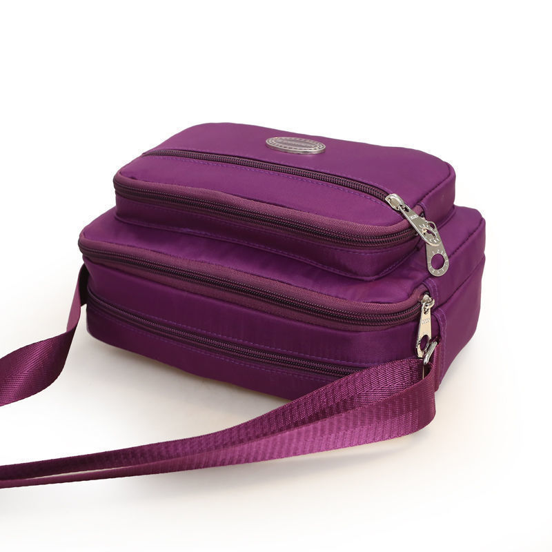 Multilayer messenger bag women's small cloth bag