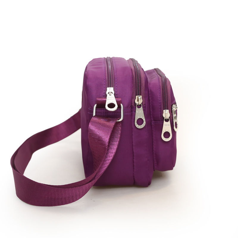 Multilayer messenger bag women's small cloth bag