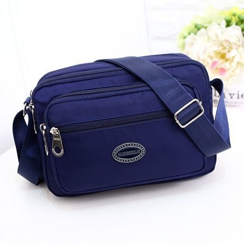 Multilayer messenger bag women's small cloth bag