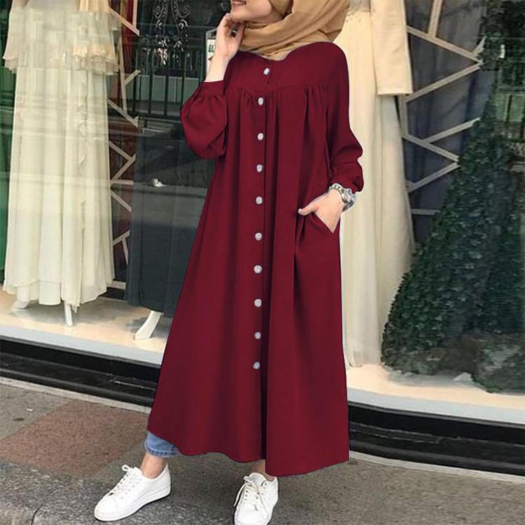 cardigan stand collar dress