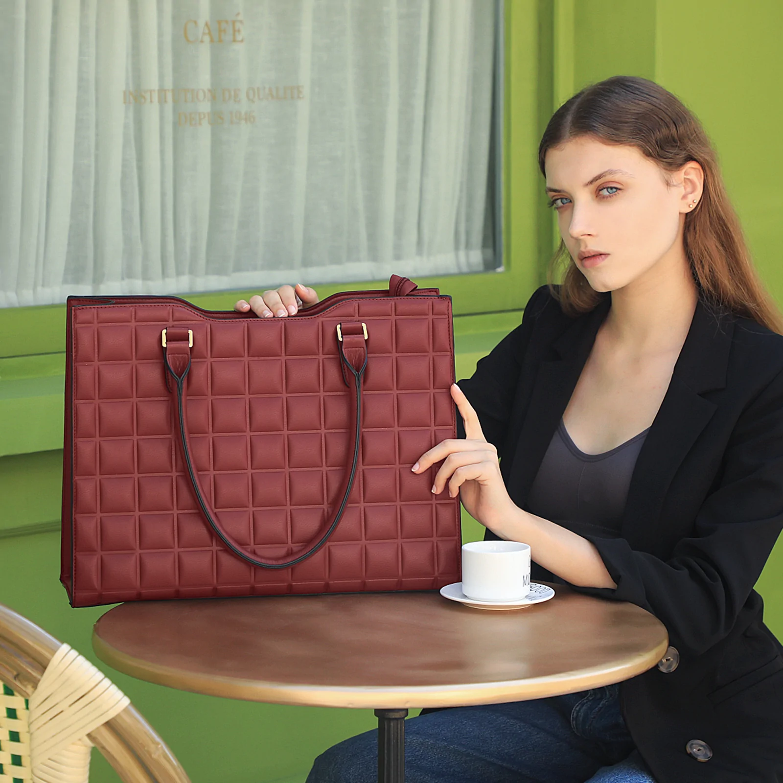 autumn new simple casual handbag