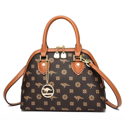 Classic Vintage Embossed Shoulder Bag Made in Italy