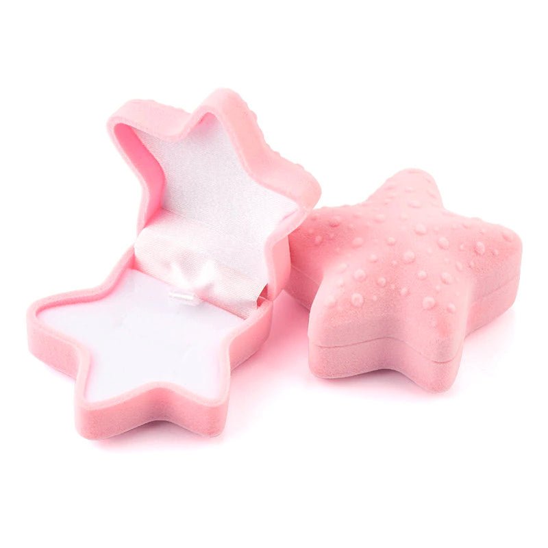 Soft Pink Starfish Jewelry Box