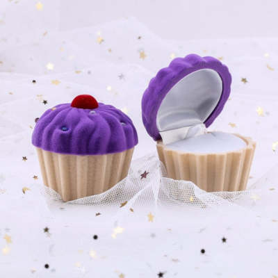 Purple Cupcake Jewelry Box