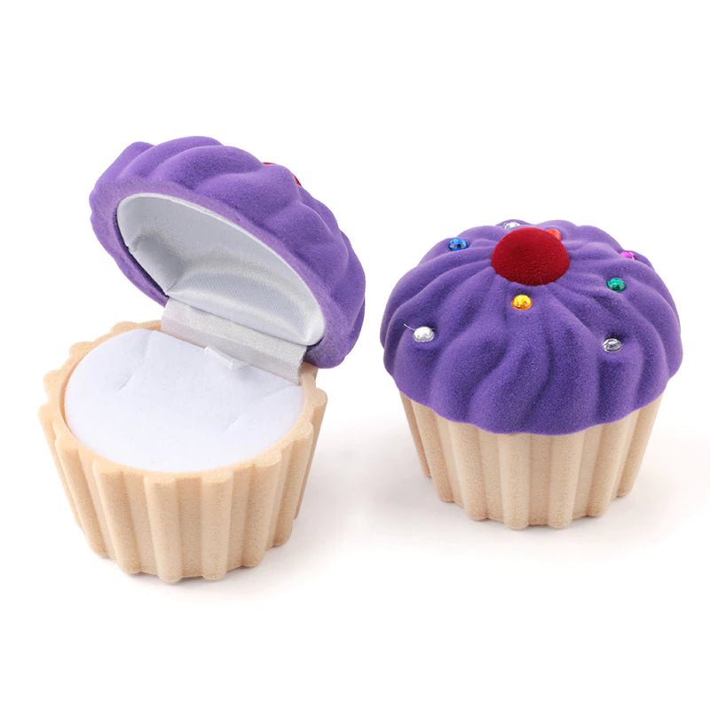 Purple Cupcake Jewelry Box