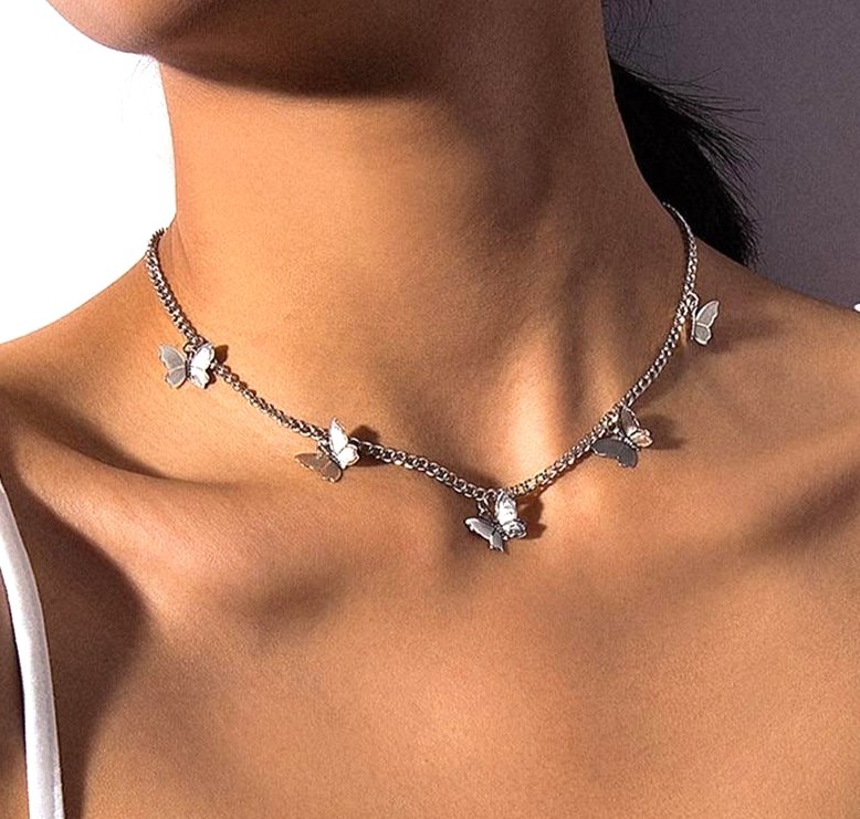 Butterfly Choker Necklace