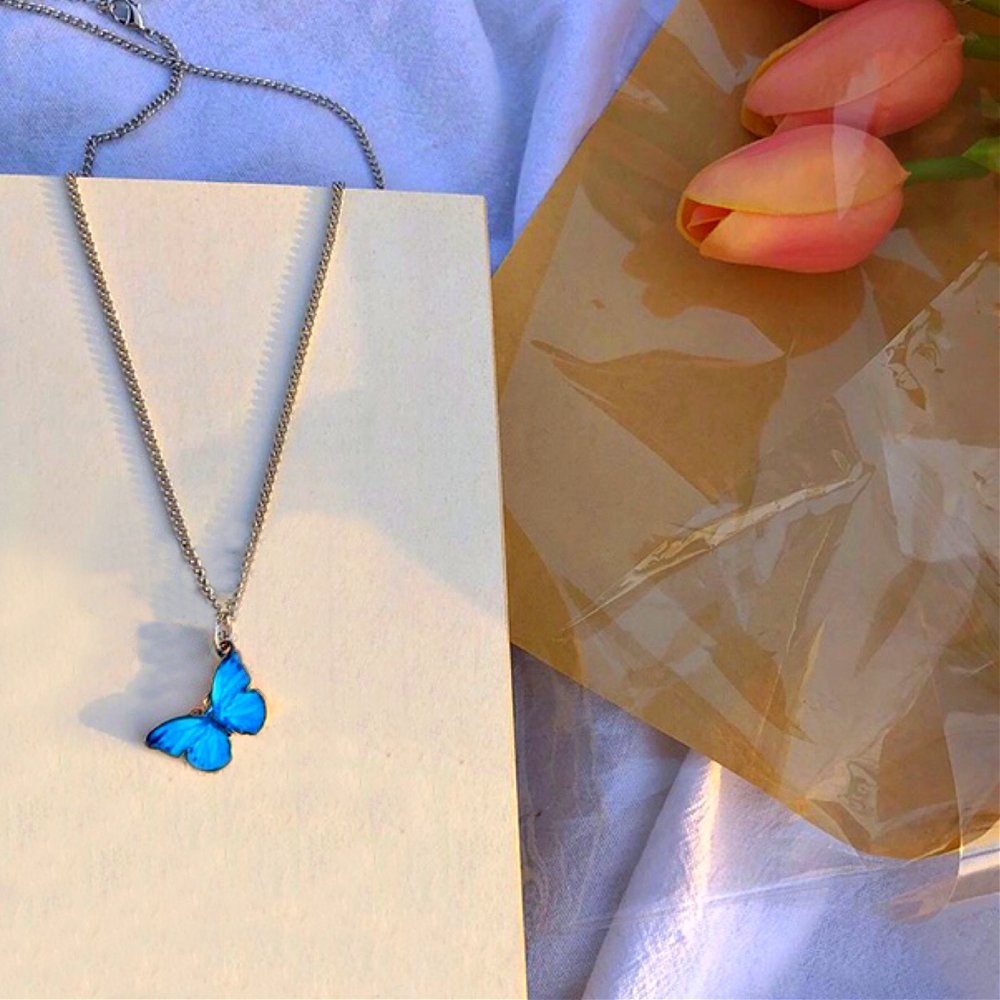 Butterfly Pendant Necklace