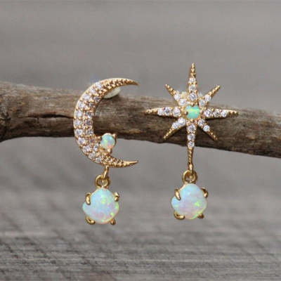 Midnight Opal Earrings