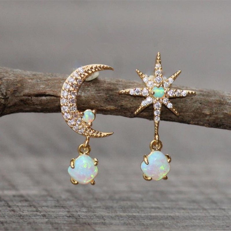 Midnight Opal Earrings