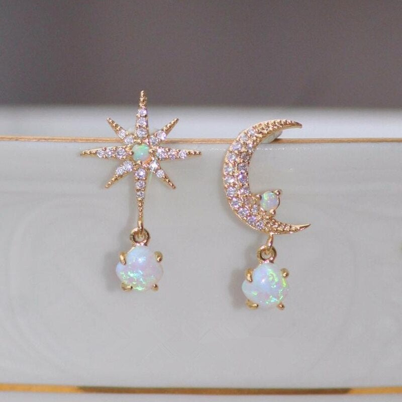 Midnight Opal Earrings