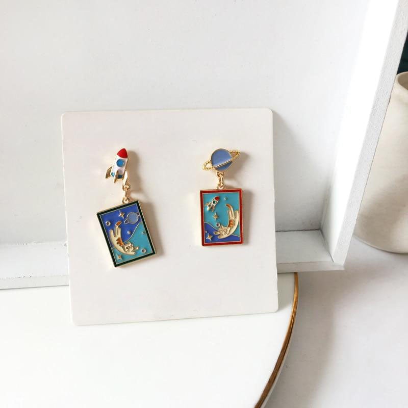 Galaxy Cat Earrings