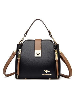 Elegant soft leather crossbody bag