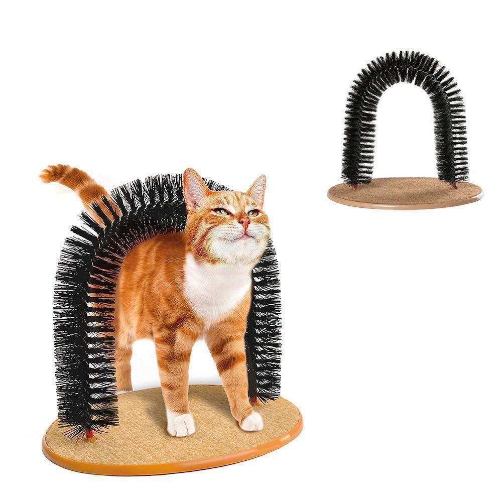 Самоподстригваща се и масажираща играчка за котки