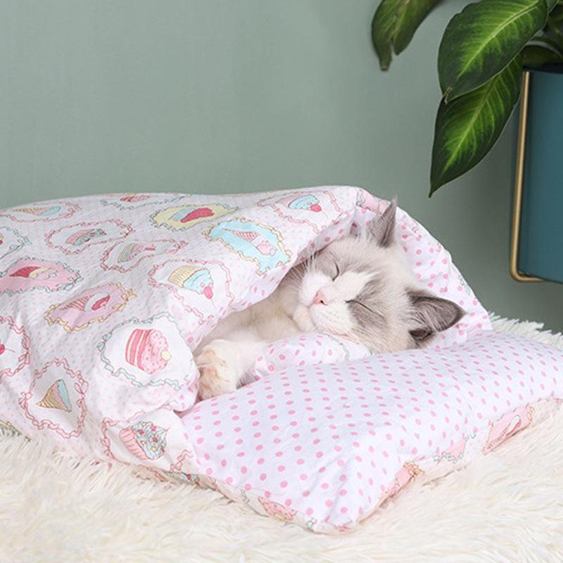 Sac de couchage chaud pour chat