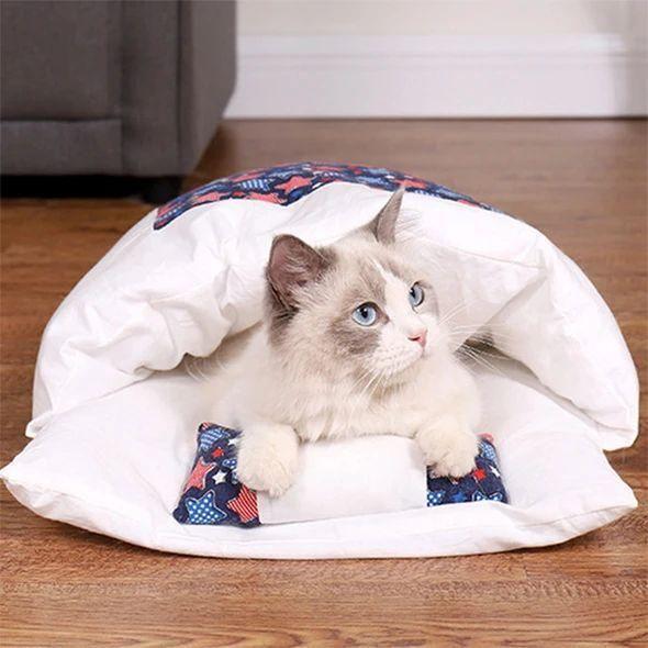 Sac de couchage chaud pour chat