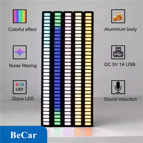 32bitová LED kontrolka rytmu ovládání zvuku