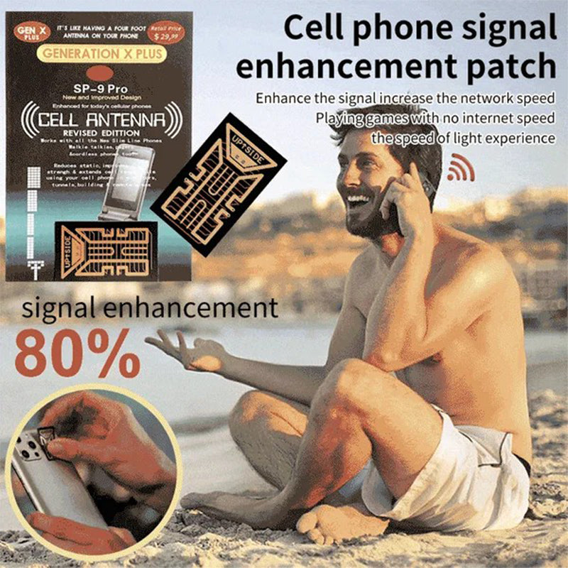 Náplasť na zlepšenie signálu mobilného telefónu
