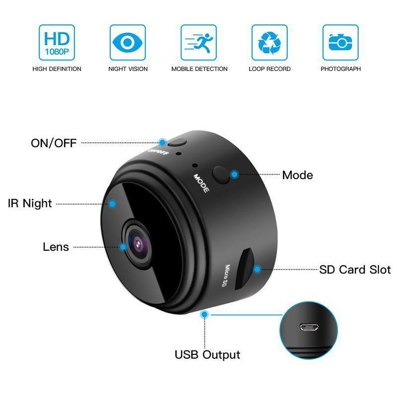 1080P HD Magnetic Wifi Mini Camera Recorder