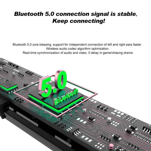 Căști wireless cu latență ultra-scăzută HI-FI cu sunet stereo cu anulare a zgomotului