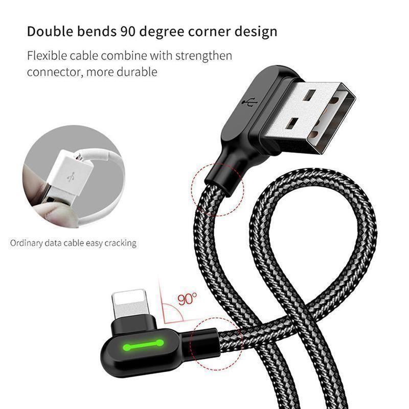 90 Degree Elbow Smart Charging Cable