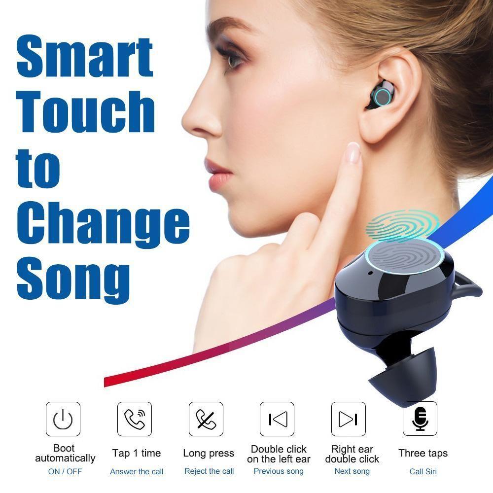 Wodoodporne bezprzewodowe słuchawki Bluetooth