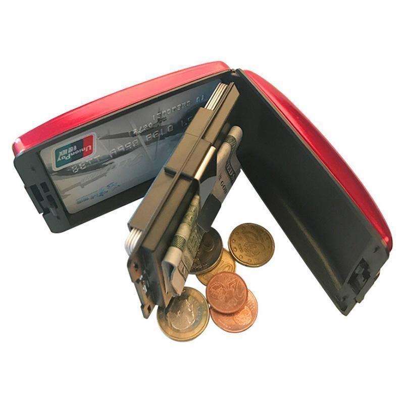 Secure cash and card wallet