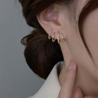Four Prong Earrings