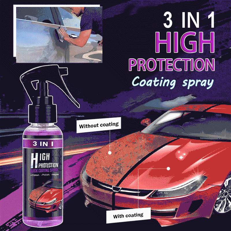 3 en 1 nouveau spray de revêtement de voiture rapide amélioré (30 ml)