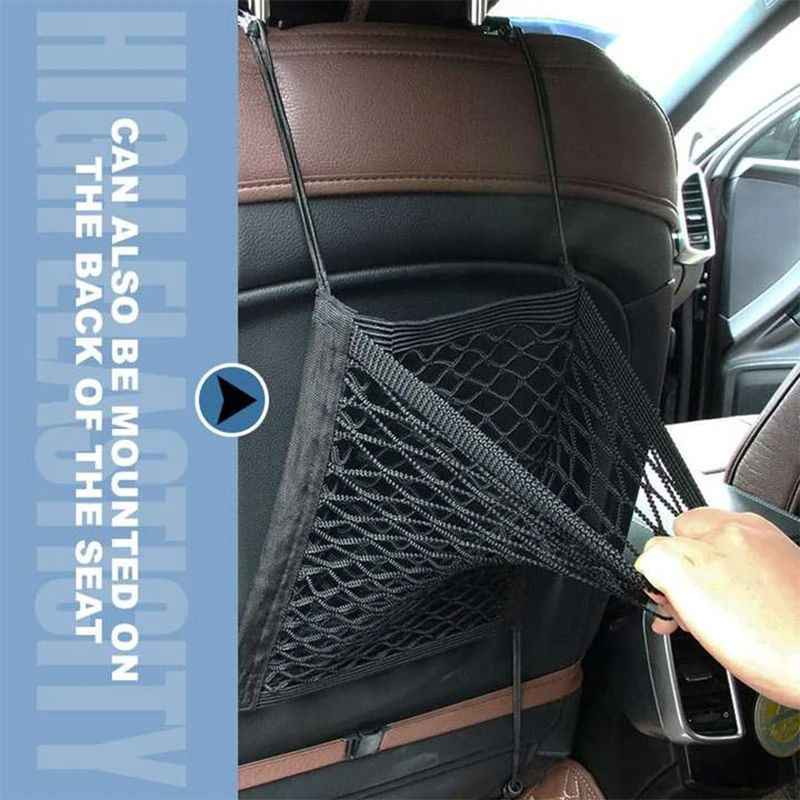Uniwersalna torba na bagażnik z elastycznej siatki