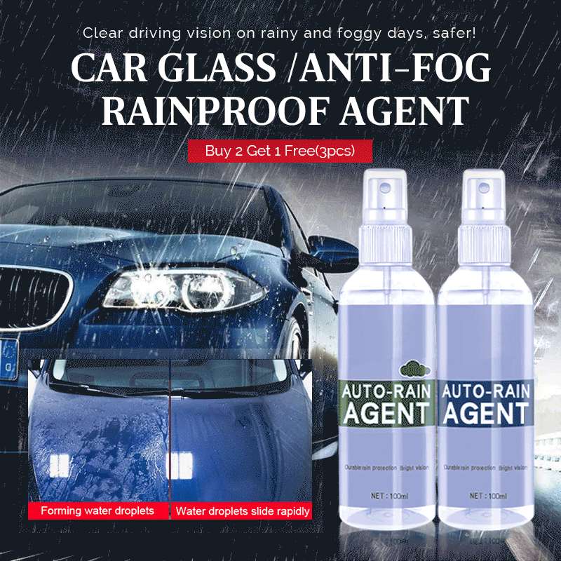 CAR GLASS ANTI-FOG ANTI-RAIN AGENT