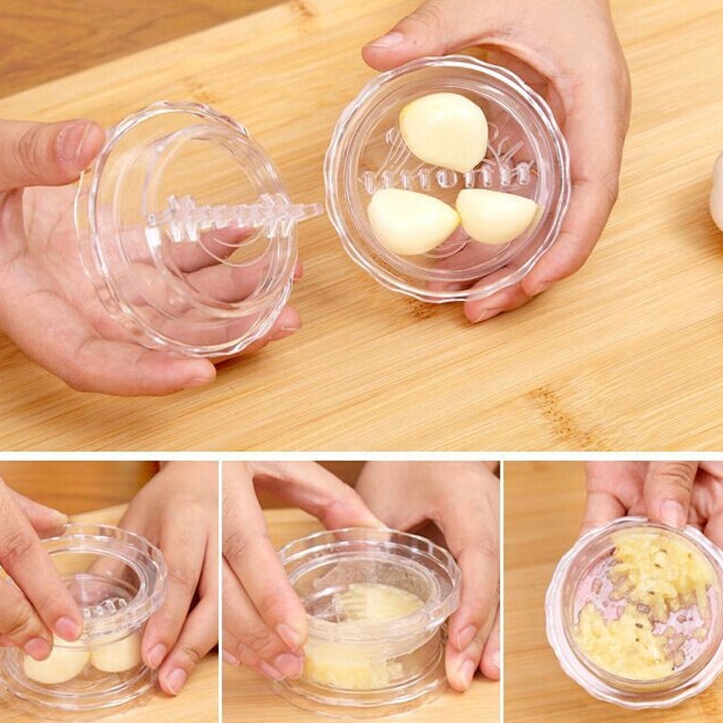 Mini manual garlic rotation