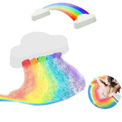 Coconut Rainbow Bath Bomb