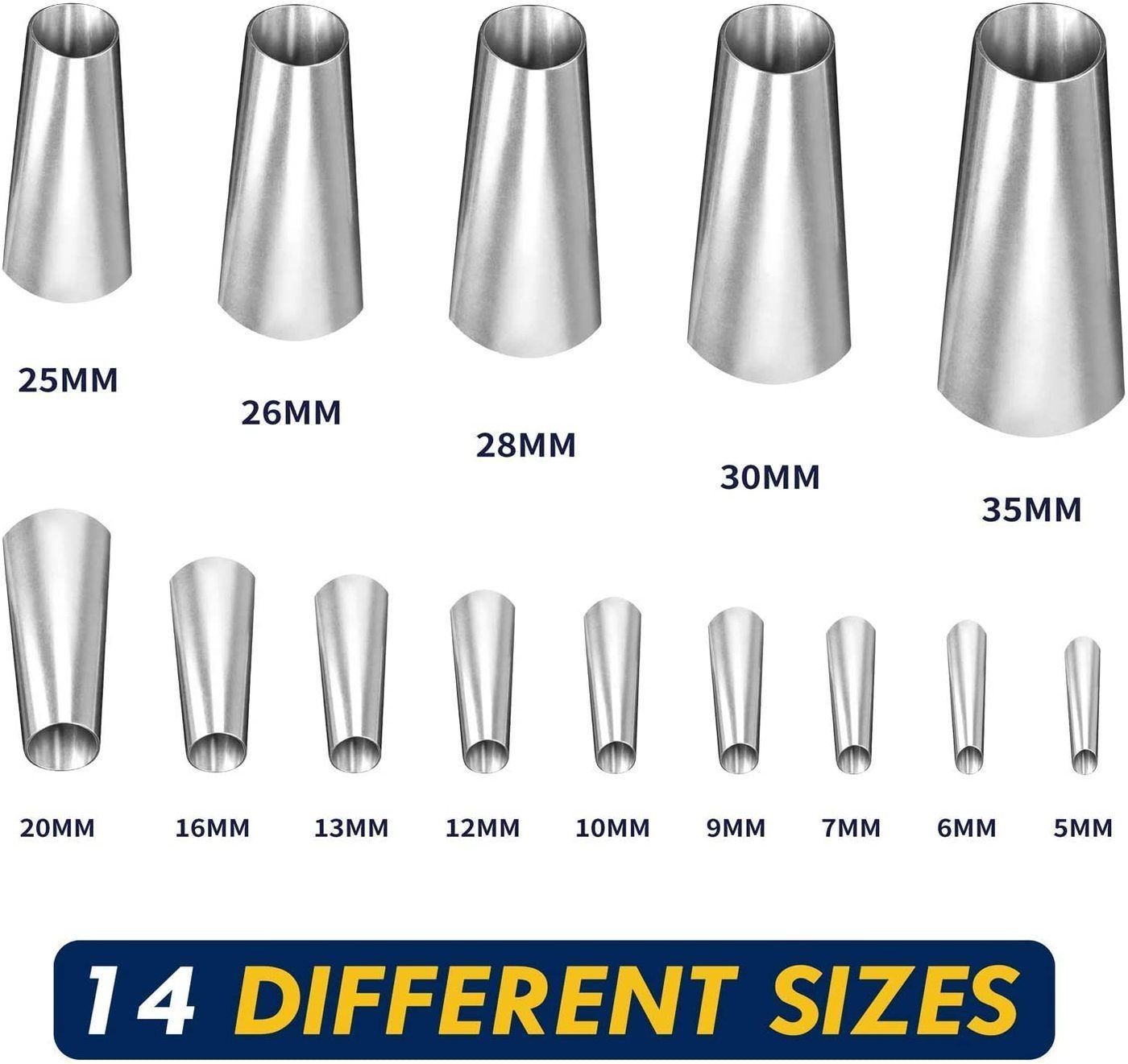 Stainless Steel Sealing Nozzle (14pcs)