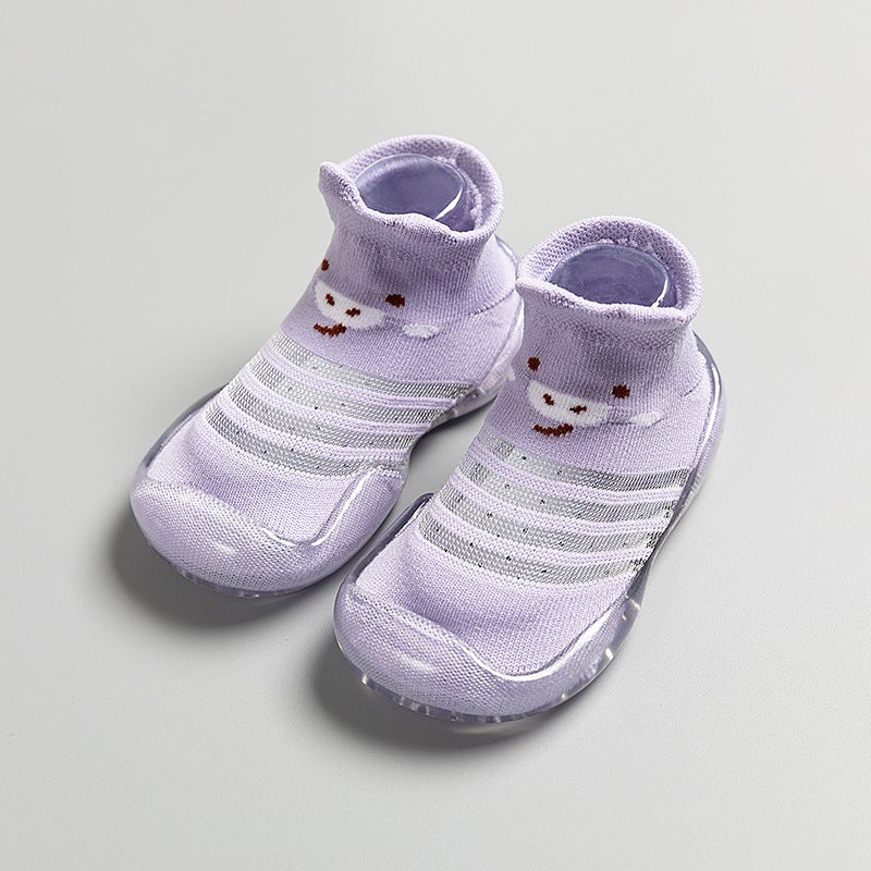 Нехлъзгащи се бебешки обувки-чорапи