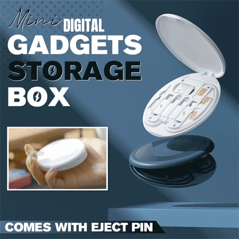 Mini boîte de rangement pour gadgets numériques
