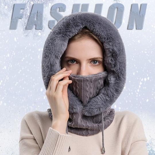 Set tricot de iarnă șapcă caldă rezistentă la vânt unisex