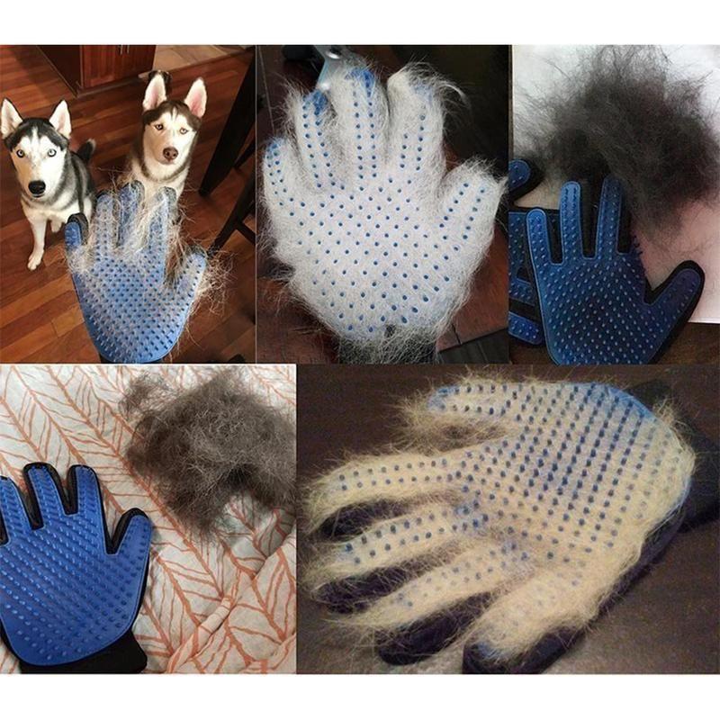 Ръкавица за четка за домашни любимци Ръкавица за косми за домашни любимци За кучета и котки