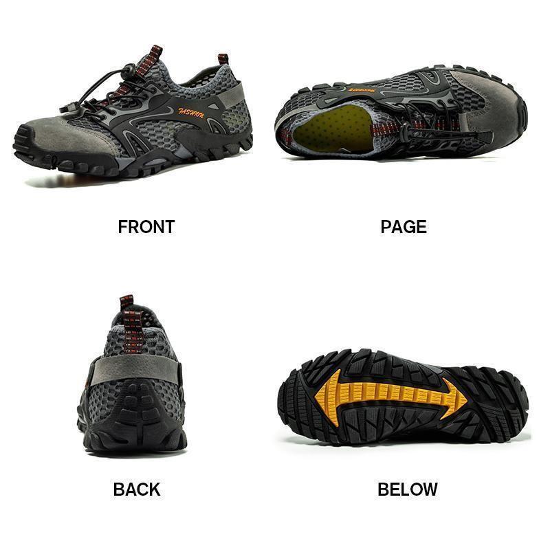 Pantofi de drumeție în aer liber ușoare, cu plasă respirabilă, pentru bărbați