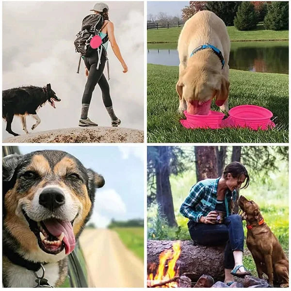 Комплект за хранене за кучета за пътуване