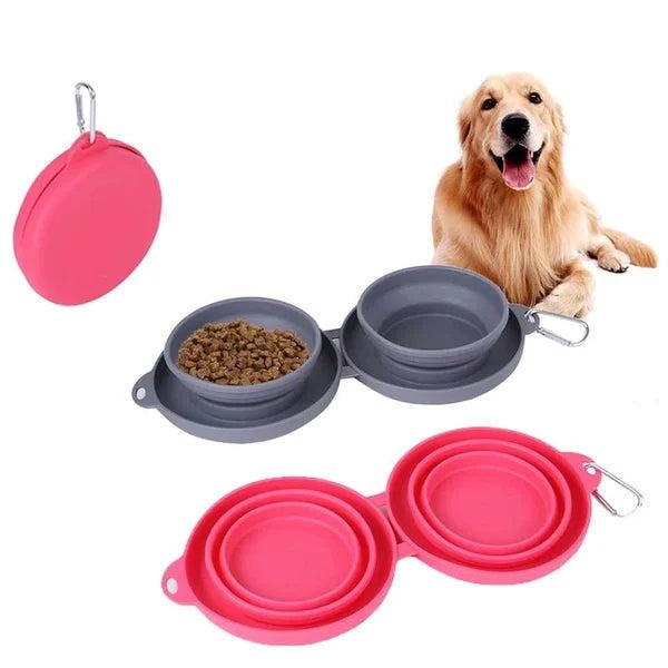 Комплект за хранене за кучета за пътуване