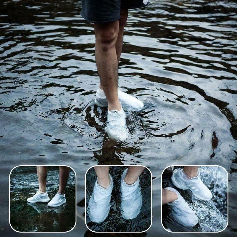 أغطية أحذية مقاومة للماء للأماكن الخارجية (زوج واحد)