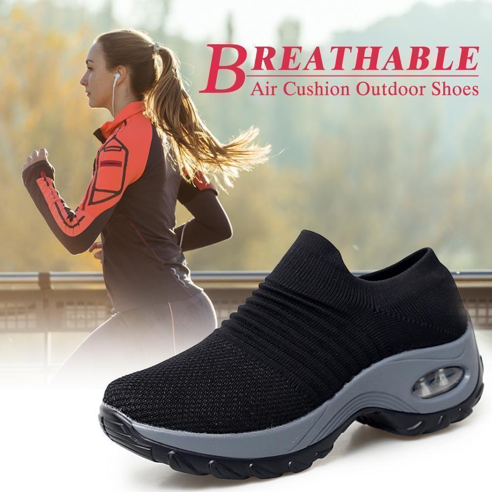 Pantofi de exterior cu pernă de aer respirabilă